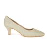 Marc Loire Women Gold Embellished Pumps Heels for Office, Pa... - Image 7