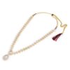 ZAVERI PEARLS Gold Tone Dazzling Stones Austrian Diamonds Em... - Image 8