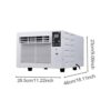 ATORSE 1881 BTU Portable Air Conditioner Compressor Cooling... - Image 3