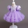 Niren Enterprise Rollar Frock net Embroidery Work Ruffle Pat... - Image 3