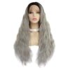 26 inch Natural Long Wave Synthetic Wig Front Lace Wig Heat ... - Image 2