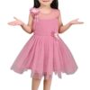 JM Enterprises Online Net Casual Knee Length Solid Frock Dre... - Image 2