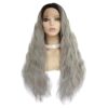 26 inch Natural Long Wave Synthetic Wig Front Lace Wig Heat ... - Image 8