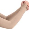 PURSUE FASHION Unisex Full Arm Fingerless Sleeves Gloves for... - Image 4