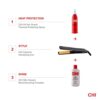 CHI Qonetic 2 in 1 Hair Straightener and Curler for Women Wi... - Image 9