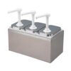 ATORSE Manual Sauce Dispenser Pump 2.5L Condiment Pump Bottl... - Image 3
