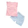 4YOU DRESSES Beautiful Dresses for Girls (Peach and Sky Blue... - Image 5