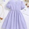 Charming Baby Girls Frock Dress Cream Knee Length Full Sleev... - Image 4