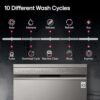 LG 14 Place Setting Free Standing Dish Washer with TrueSteam... - Image 5
