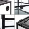 REPTI ZOO Reptile Glass Terrarium Front Opening Terrarium wi... - Image 3