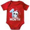 Dearglad Red Animal Print Cotton Half Sleeve Crew Neck Snap ... - Image 2