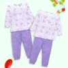 LuvLap Baby Girls Pack of 3 Full Sleeve Top & Pyjama Set 100... - Image 5