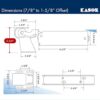 Door Closer - KASON 1094 - Hydraulic - Concealed Mount - Off... - Image 7