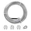 ZIPEAK 5/16" Wire Rope, 100FT Zipline Cable, Galvanized Stee... - Image 2