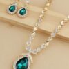 Shining Diva Fashion Latest Stylish Design Fancy Crystal Nec... - Image 4