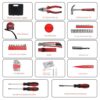 Enon DIY Household Hand Tool Box (83 Pcs) Essential Toolkit ... - Image 3