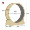 CALANDIS Cat Running Wheel Indoor Treadmill Scratcher Board... - Image 3