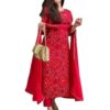 ASSUME FAB Women Viscose Rayon Bandhani Print A-Line Materni... - Image 2