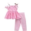 R J ONLINE Baby Girls Sanganeri Printed Sleeveless Cotton To... - Image 2
