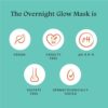 Foxtale Overnight Glow Mask | 4% Glycolic Acid | 3% Lactic A... - Image 8