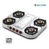 MILTON Royal Stainless Steel Gas Stove 4 Burners | ISI Certi... - Image 3