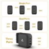 Ambrane 65W Charger Adapter, 3 Ports - 2 Type C & 1 USB for ... - Image 7