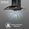 Hindware Smart Appliances | Nadia 90 cm Chimney | 1350 CMH |... - Image 7