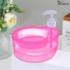 SWAPKART Plastic Pack of 2 Double Layer Soap Dispenser for B... - Image 8