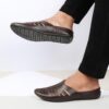 FAUSTO FST FOSME-2032 BROWN-42 Men\'s Brown Laser Cut Back O... - Image 6