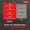 PANCA Knife Set of 3 with Cover, Stainless Steel Knives for ... - Image 5