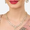 ZAVERI PEARLS Gold Tone Dazzling Stones Austrian Diamonds Em... - Image 4