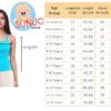 SUNUO Girls\' Assorted Camisole Pack of 6 Multicolour, 100% ... - Image 5