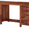 Furinno Sheesham Wood Writing Study Desk Computer Laptop Tab... - Image 4