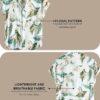 Leriya Fashion Shirt for Men | Tropical Leaf Printed Rayon S... - Image 5