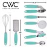 COOK WITH COLOR Kitchen Gadget Set Stainless Steel Utensils ... - Image 3