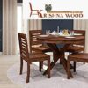 Krishna Wood Decor Standard Solid Wooden Sheesham Teak Wood ... - Image 2