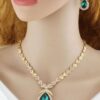 Shining Diva Fashion Latest Stylish Design Fancy Crystal Nec... - Image 9