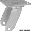 6 inch x 2 inch Pro-Tech Polyurethane Heavy Duty Non-Marking... - Image 8