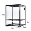 REPTI ZOO Reptile Glass Terrarium Front Opening Terrarium wi... - Image 4