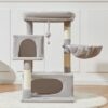 ﻿Taoqimiao Cat Tree,37.8-Inch Cat Tower for Indoor Cats,2 Lu... - Image 5
