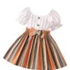 TAGAS Baby-Girl\'s Polycotton Knee-Length Mario Rib A-Line C... - Image 2