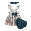 Hopscotch Girls Cotton FloralAngel Sleeves Dress Set Casual ... - Image 2