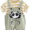 SHREE SHYAM TEXTILE Dungaree for Baby Boy and Baby Girl, Kid... - Image 2