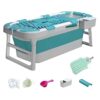 MERISHOPP®Portable Bathtub Adult 46.5" Barrel for Hot and Co... - Image 5