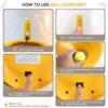 WookYumy Automatic Dog Ball Launcher, Dog Ball Thrower with ... - Image 6