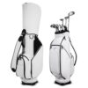 LOOM TREE® Golf Bag Zippered PU Leather Golf Cart Bag Large ... - Image 9