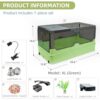 Wedoelsim Turtle Tank kit with Filter+Water Pump+Heat lamp, ... - Image 3