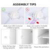ALOXE Shoe Rack | Plastic Shoe Rack with Door & Cover | Rack... - Image 9