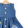 BENKILS Cute Fashion Floral Embroidered Cotton Denim Casual ... - Image 5