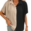GRECIILOOKS Regular Fit Shirt for Women (Gl-W1892-M-Beige) - Image 2